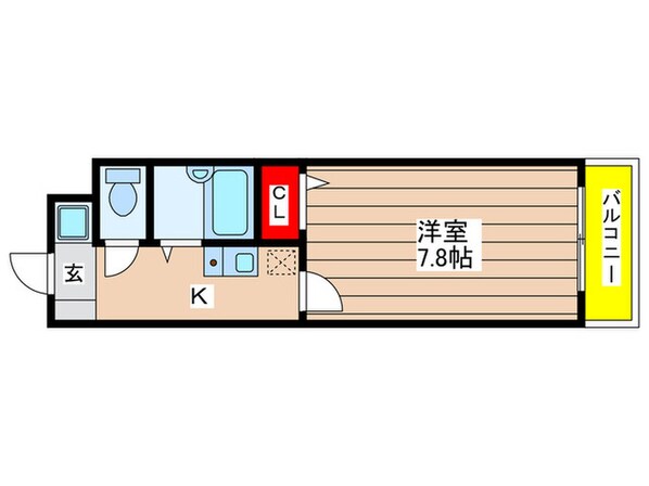 クレスト植田の物件間取画像